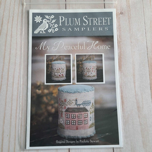 My Peaceful Home Cross stitch chart from Plum Street Samplers
