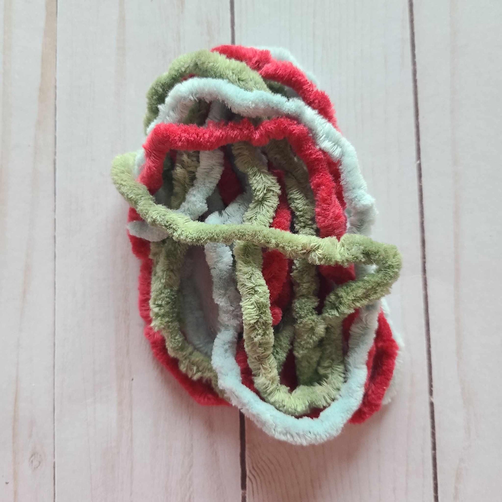 Lady Dot Creates Chenille variety Pack Polar Ice, Mossy, Brickhouse