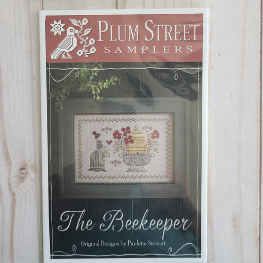 The Beekeeper Cross stitch chart from Plum Street Samplers