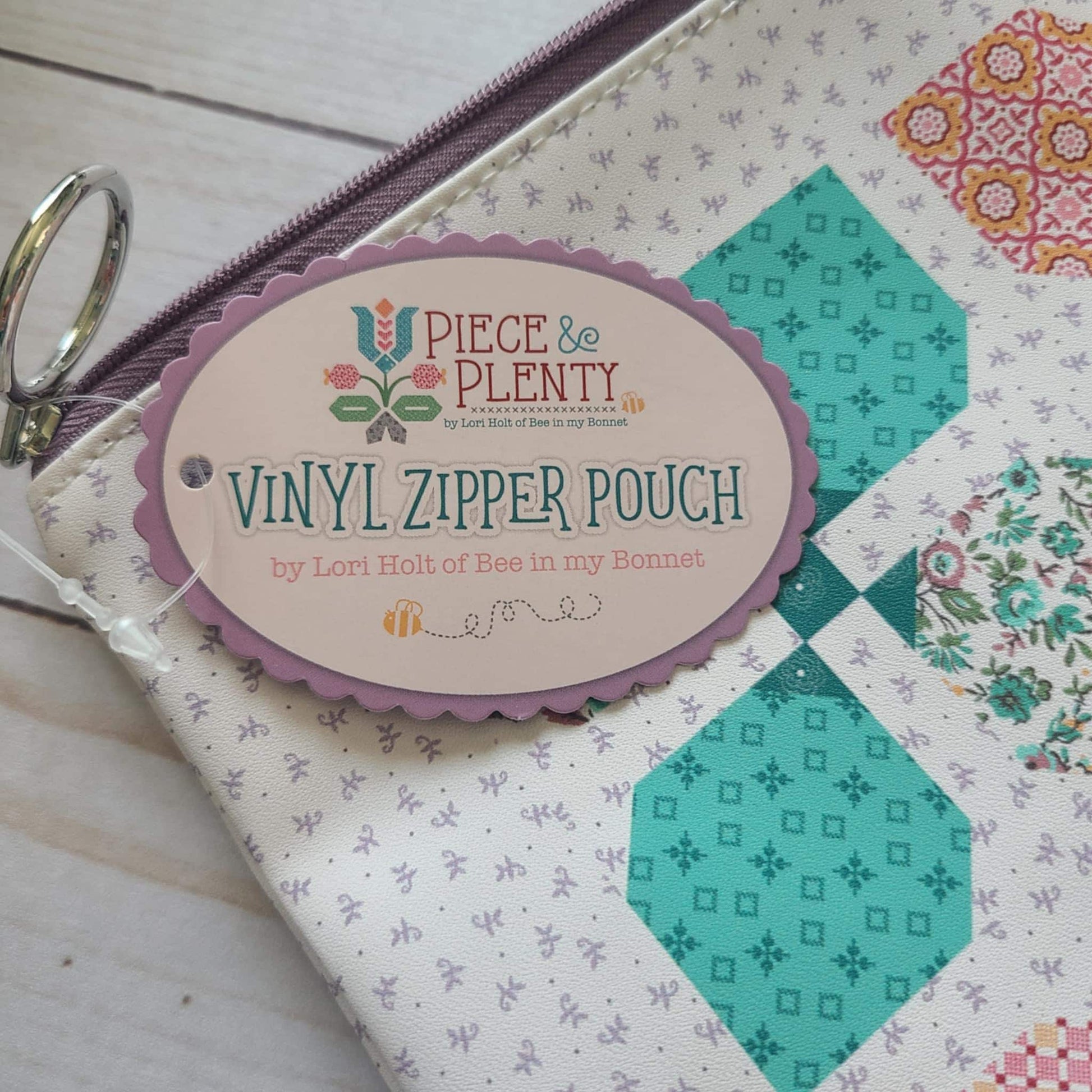 Lori Holt Piece & Plenty Vinyl Project Bag