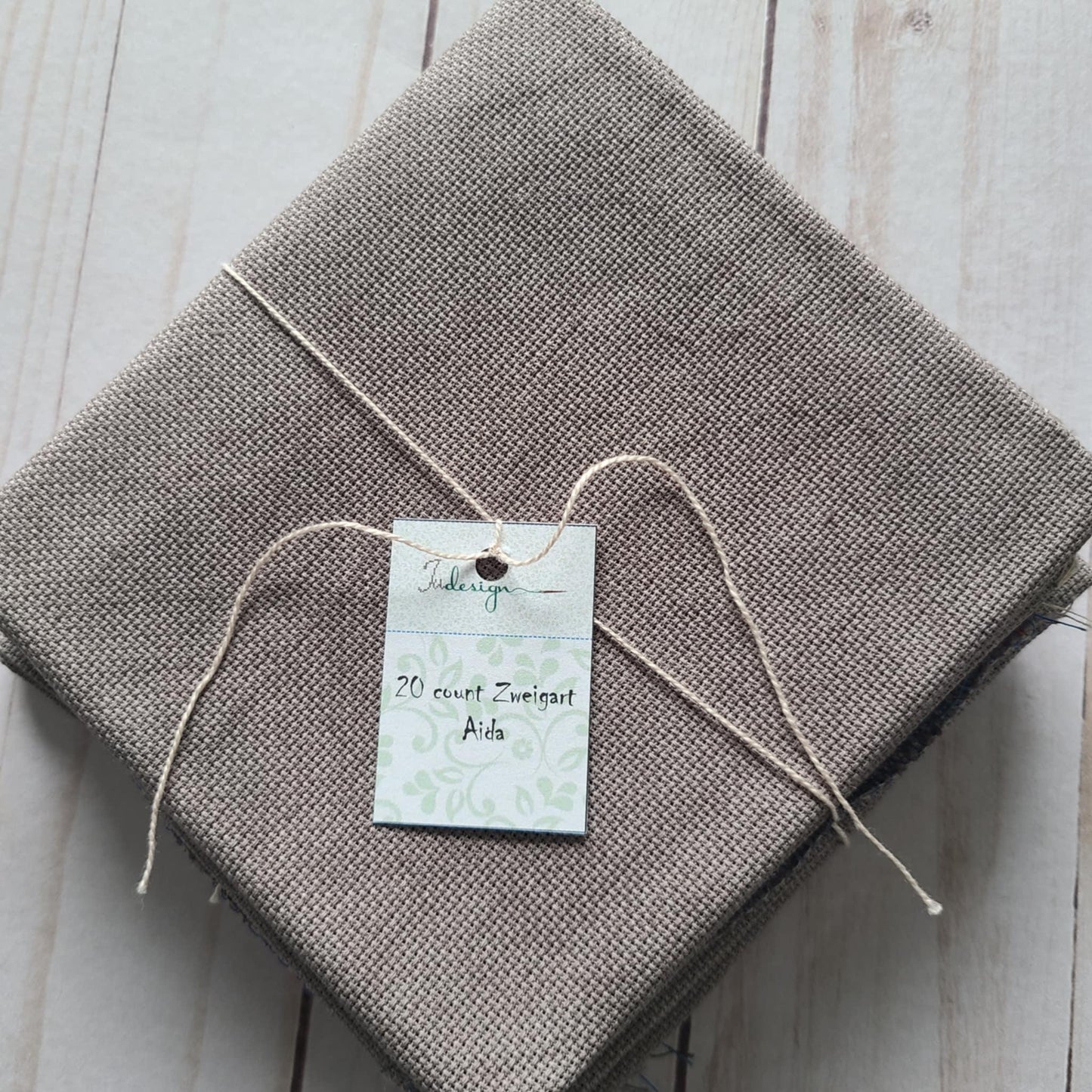 Hand-Dyed 20 Count Aida "Old Linen" by xJudesign