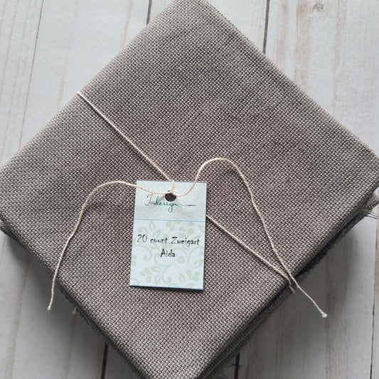 Hand-Dyed 20 Count Aida "Old Linen" by xJudesign