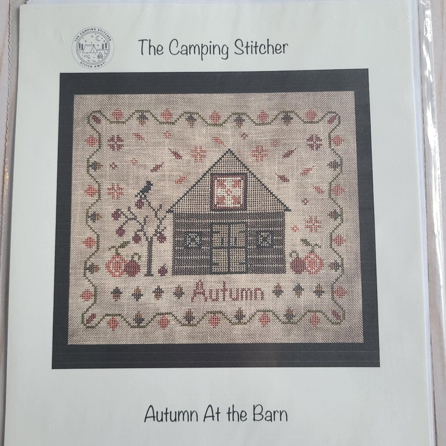 Autumn at The Barn Cross Stitch Chart – Fall Design by The Camping Stitcher