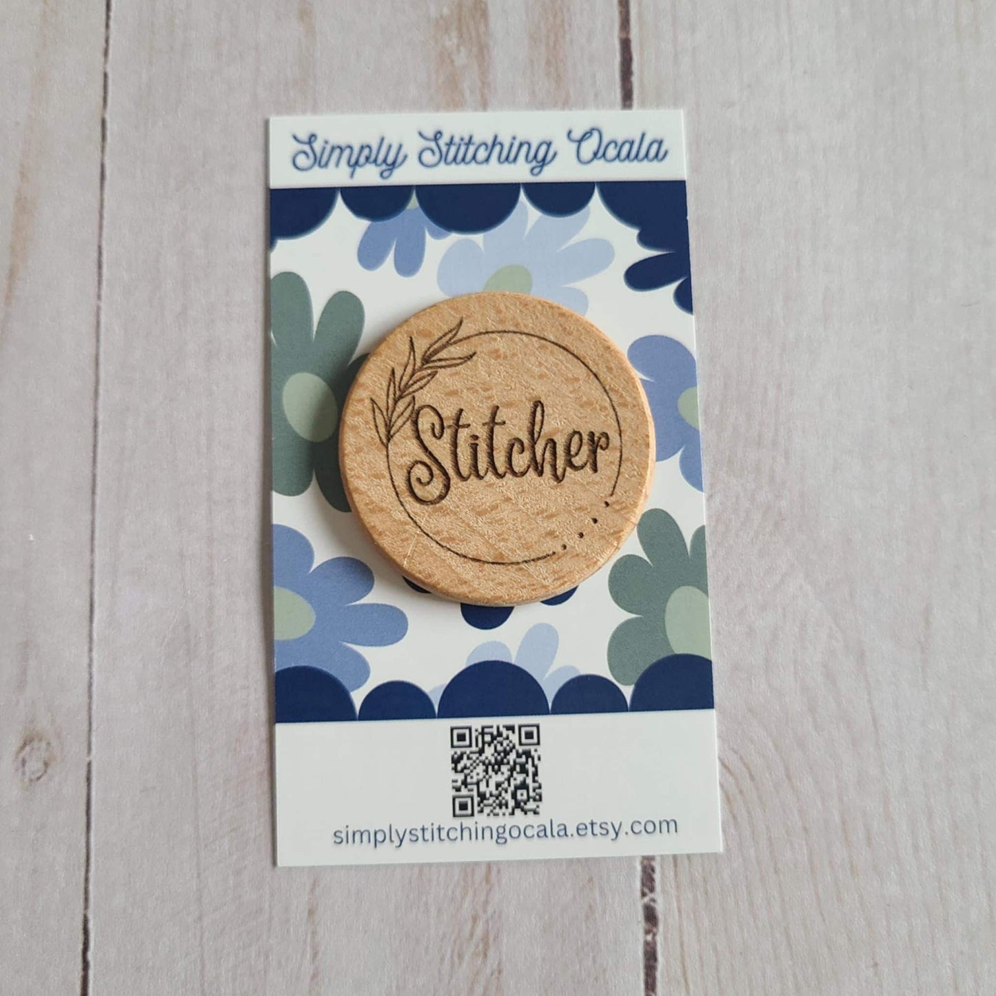 Quantity of 5 Needle Minders Stitcher for Cross Stitch Retreat gift