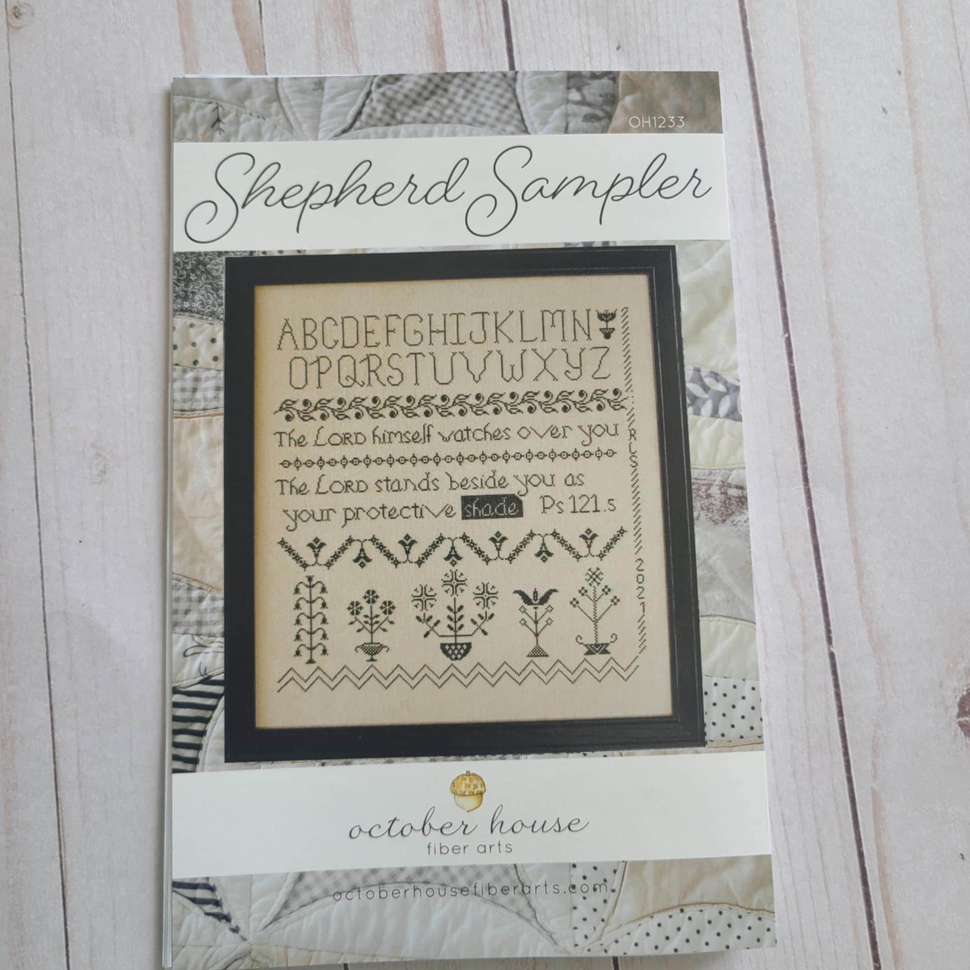 Shepherd Sampler by October House Fiber Arts Kit with floss