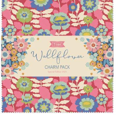 Tilda Fabrics Wallflower 5-Inch Charm Pack