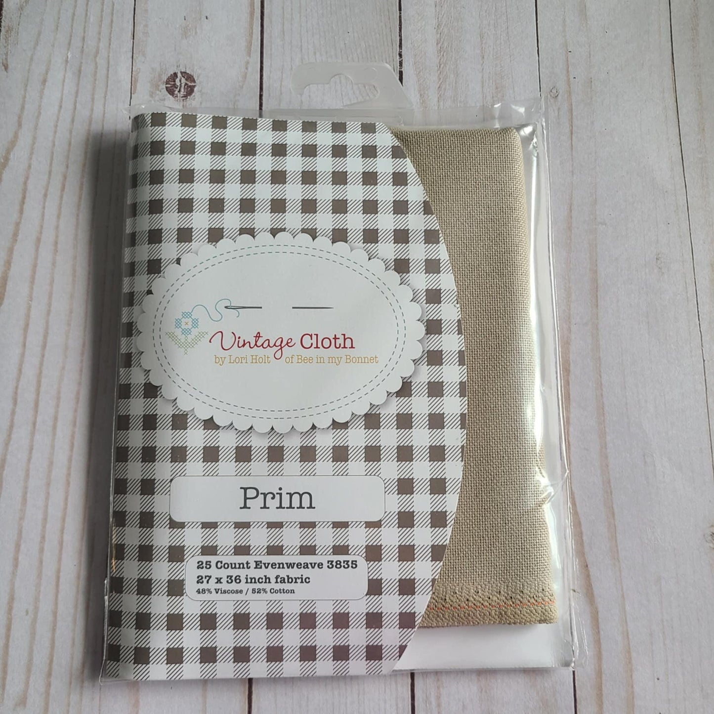 Lori Holt Vintage Cloth 25-Count Lugana Prim 27x36