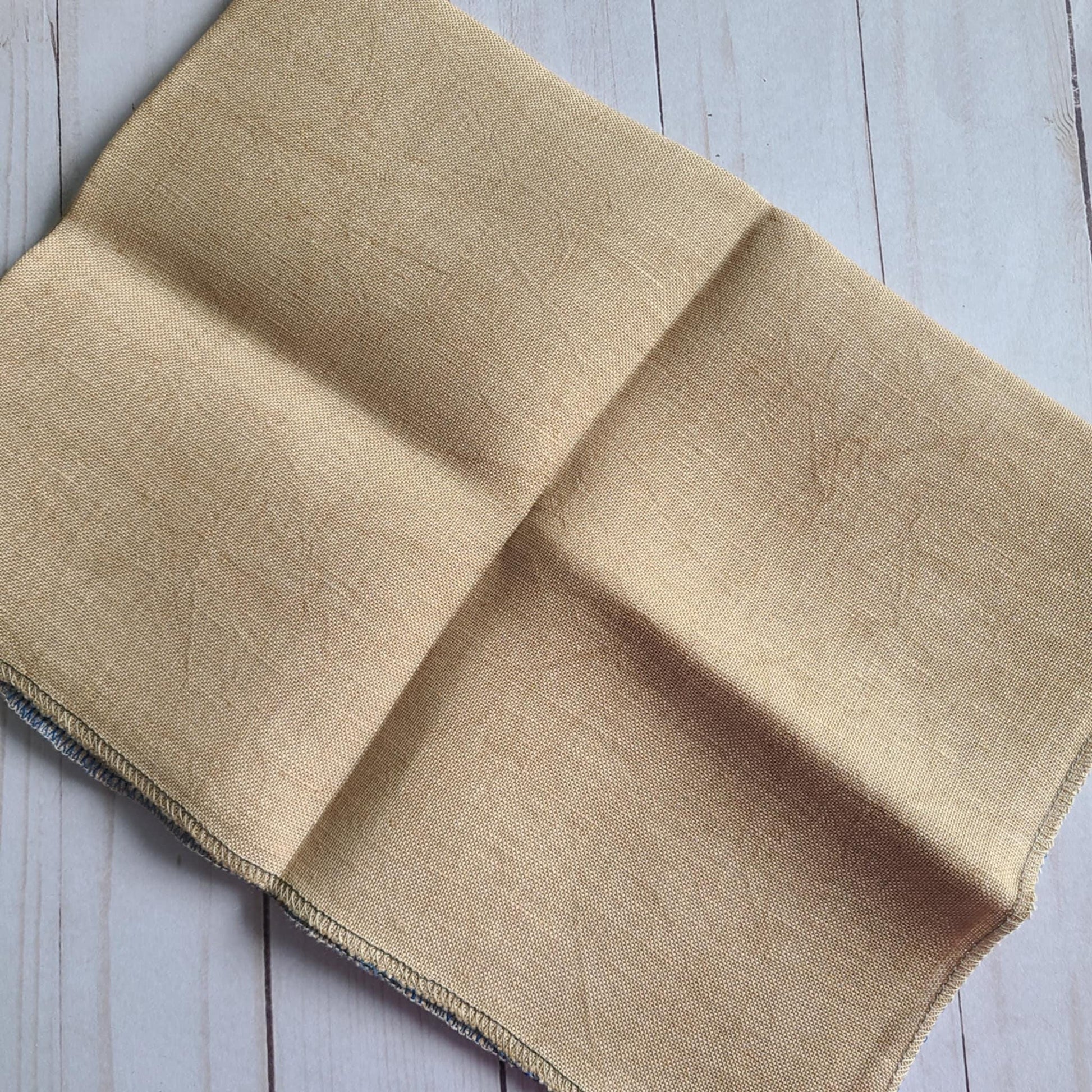 32 Count Light Hazelnut Hand Dyed Linen by xJuDesign