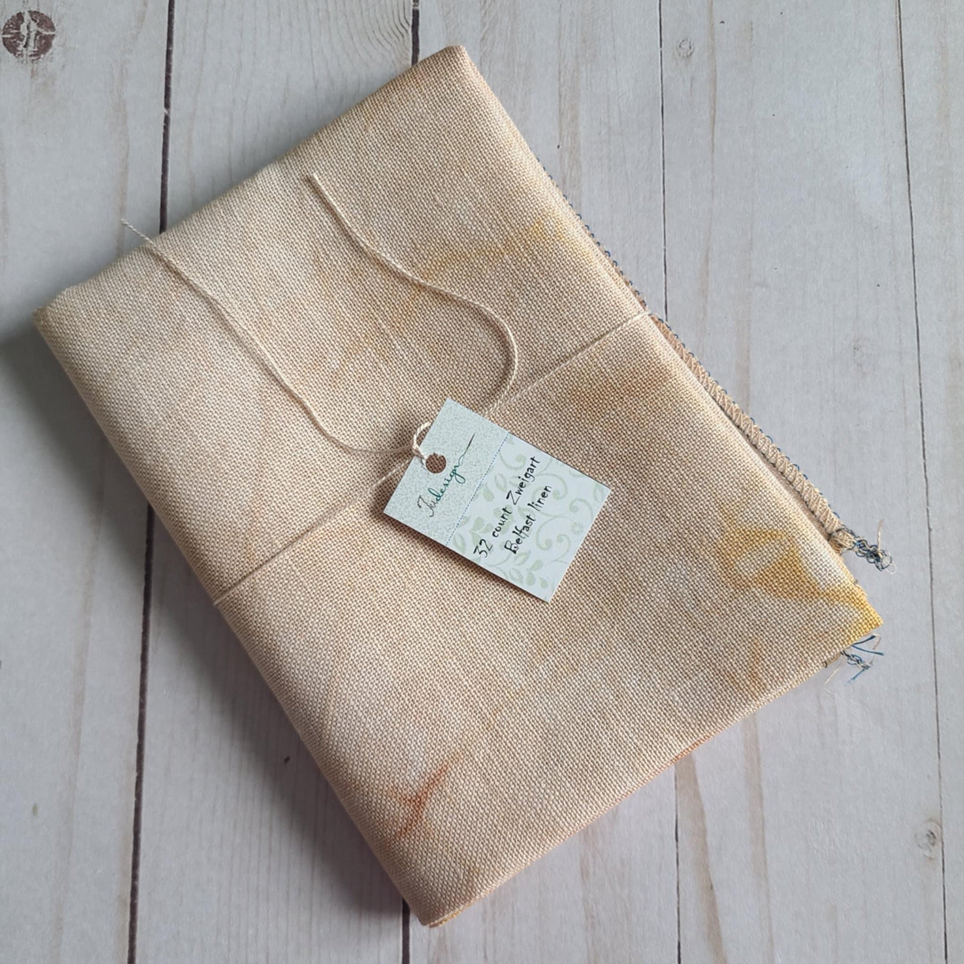 32 Count Autumn Vibes Hand Dyed linen by xJuDesign