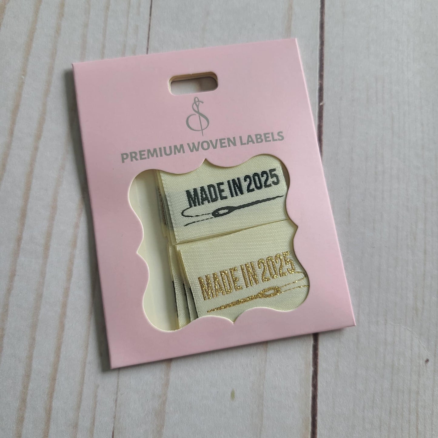 Made in 2025 Premium Woven Sew-In Labels – Minki Kim