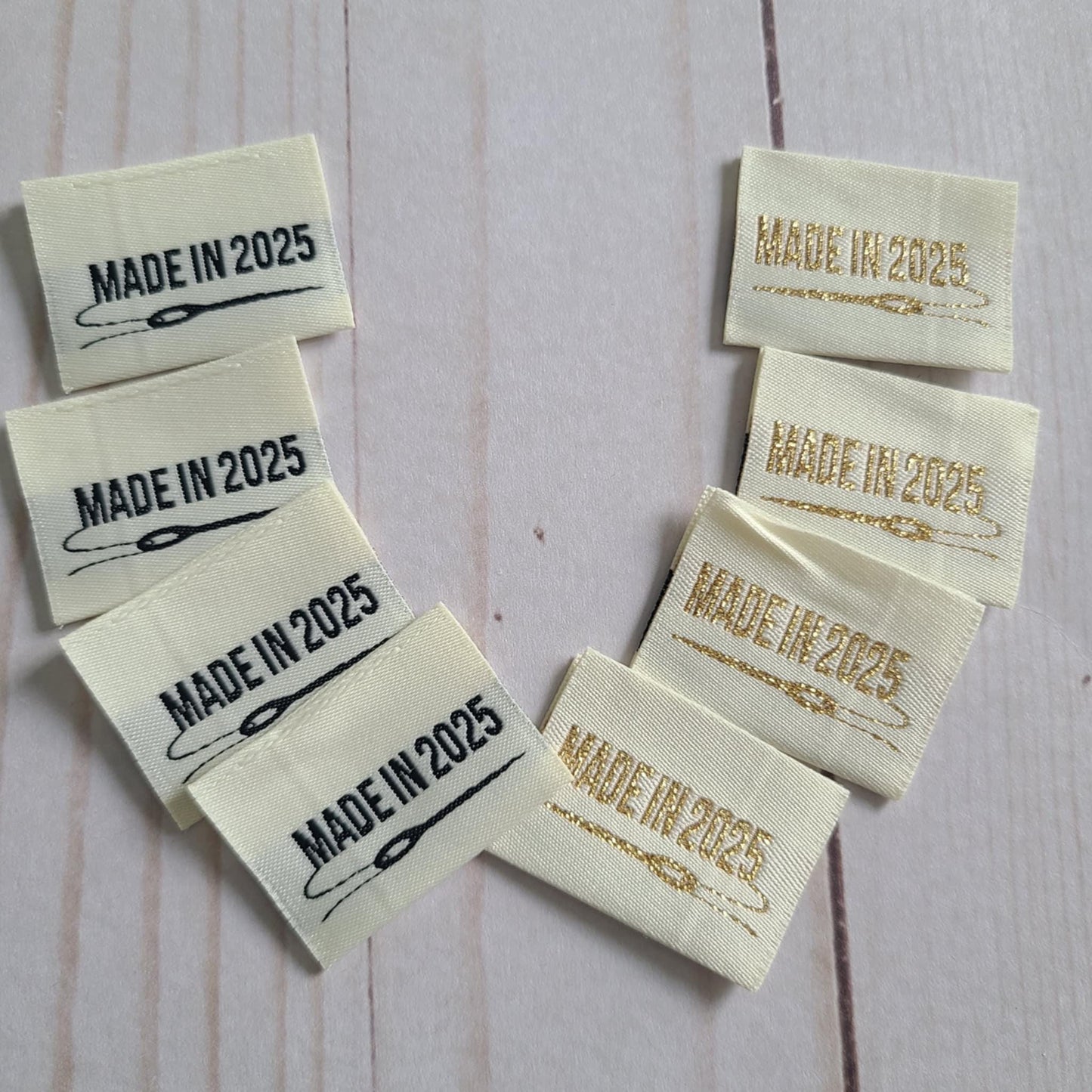 Made in 2025 Premium Woven Sew-In Labels – Minki Kim