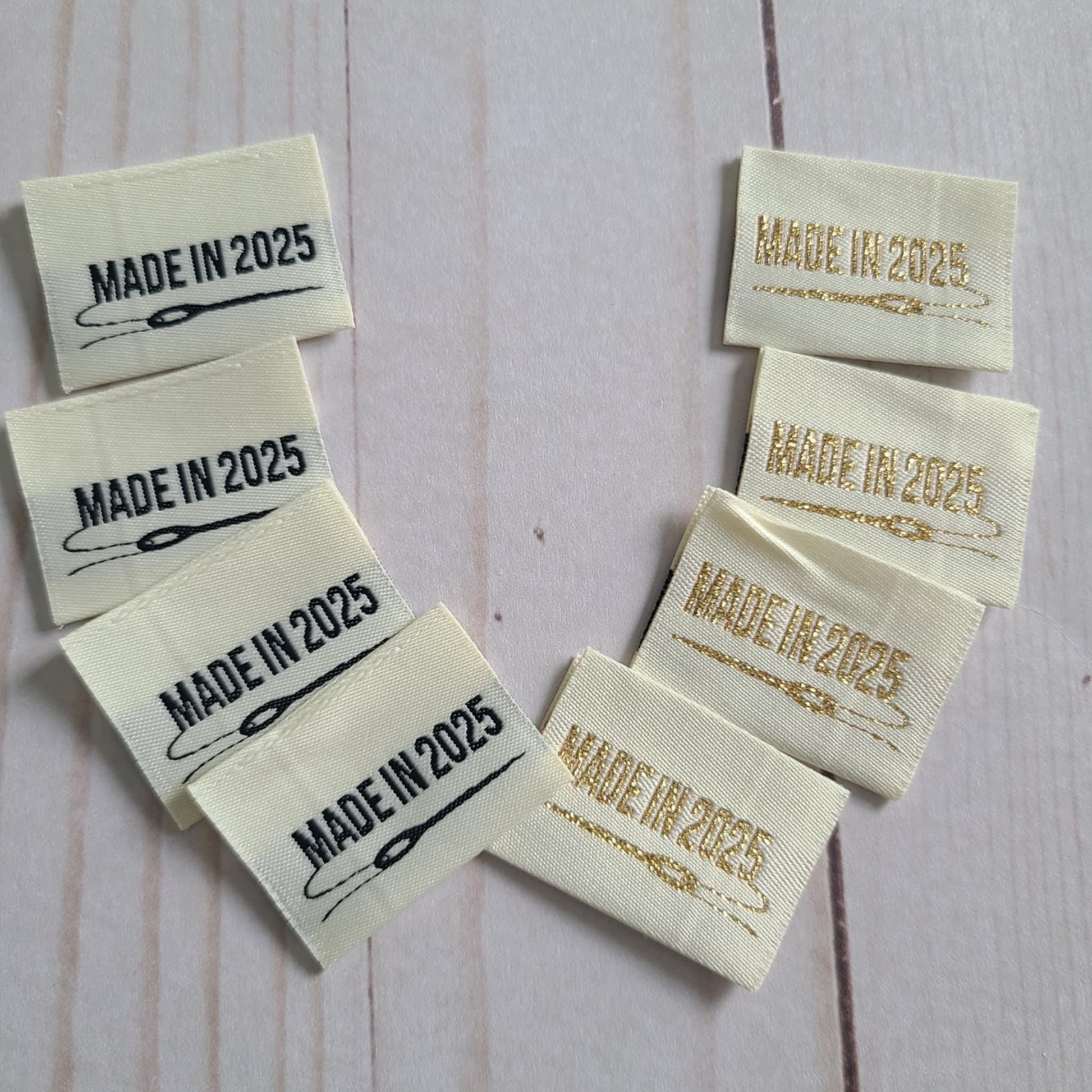 Made in 2025 Premium Woven Sew-In Labels – Minki Kim