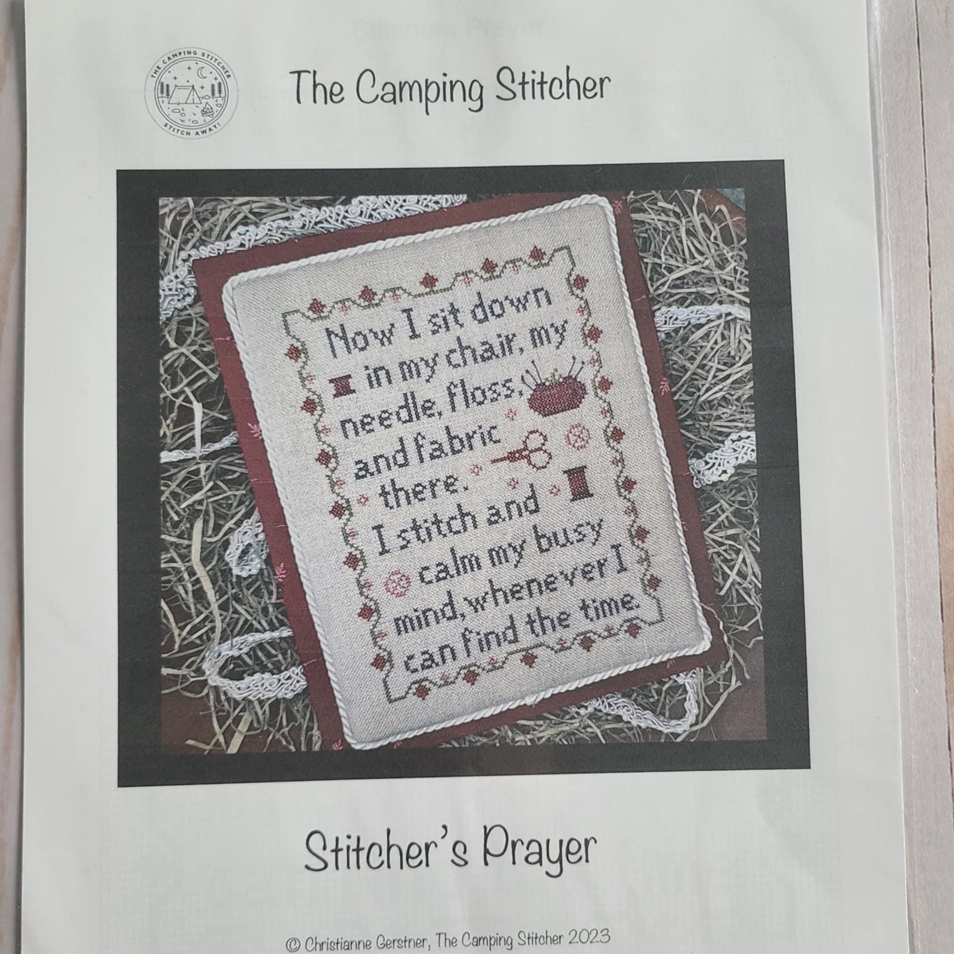 Stitchers Prayer Cross Stitch Chart Design by The Camping Stitcher