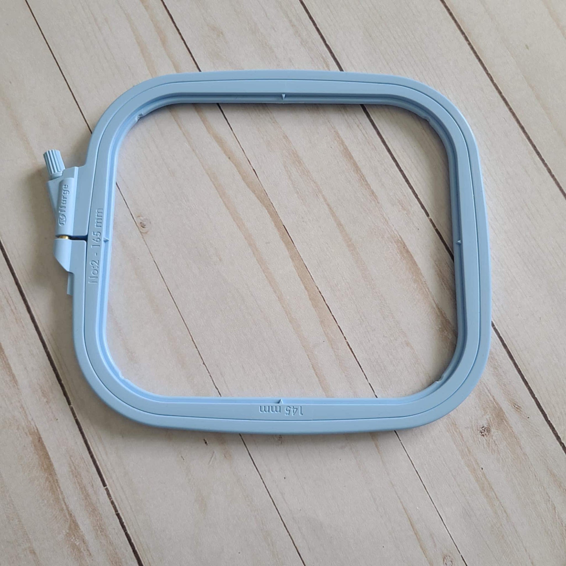 Nurge Square Plastic Hoops 145 X 165mm (5.7" X 6 1/2") Pastel Blue