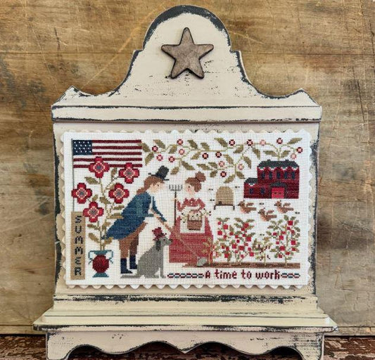 A Time To Work Cross Stitch Pattern by Teresa Kogut