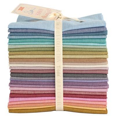 Tilda Chambray Fat Quarter Bundle 28pc 20x22in Tilda Fabric