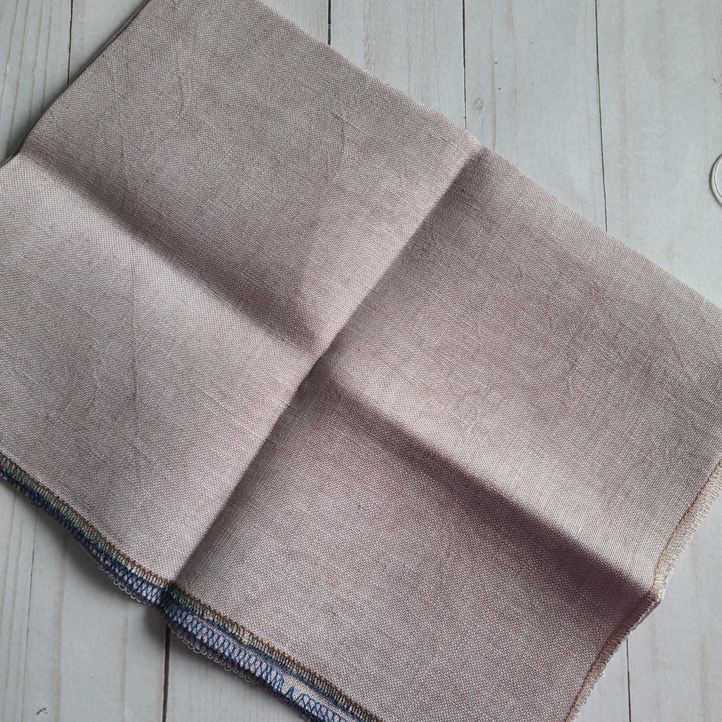 32 Count Seashell Hand Dyed Linen by xJuDesign