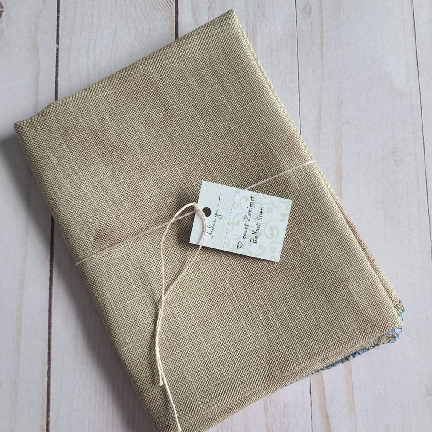32 Count Marbled Pointer Hand Dyed Linen by xJuDesign