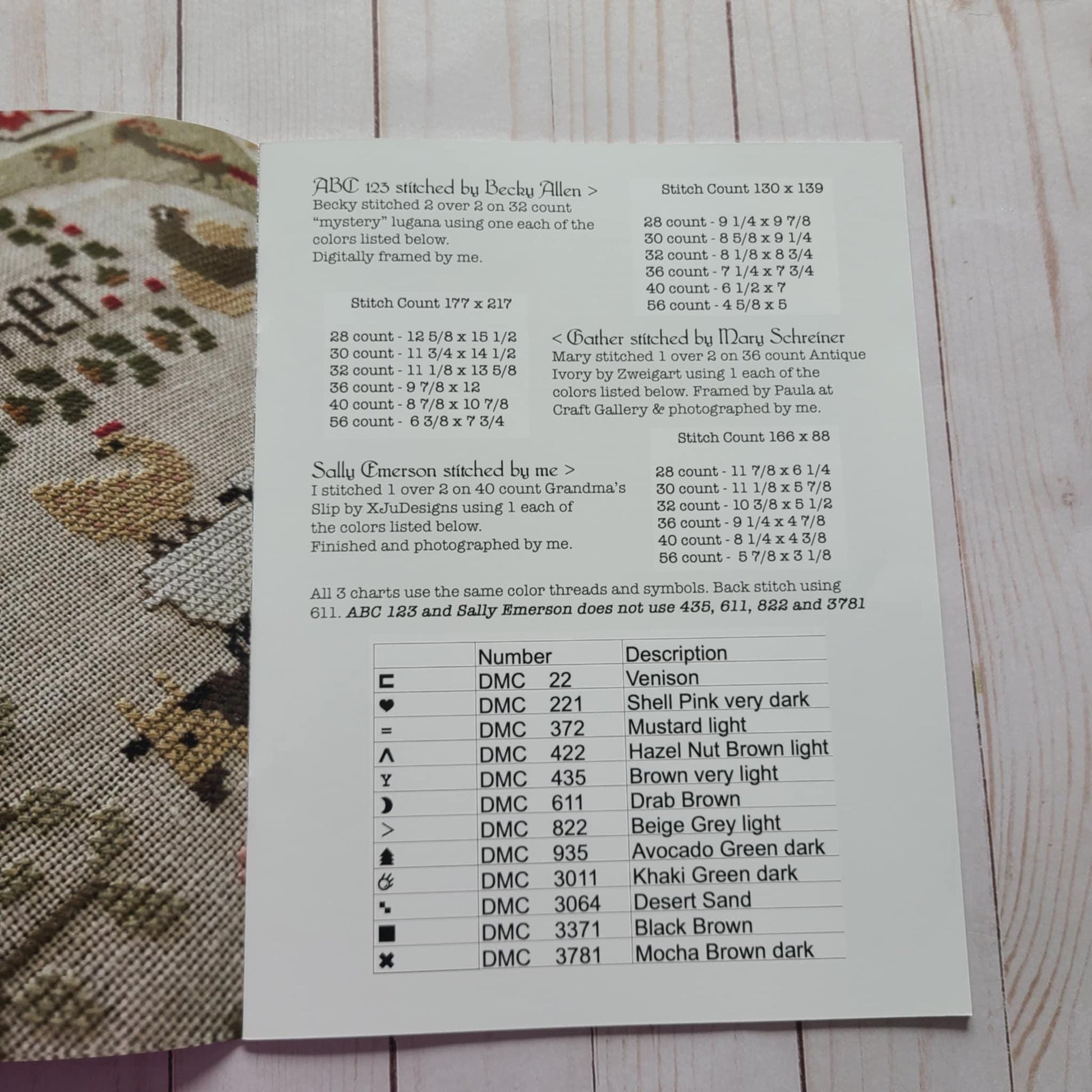 Gather Cross Stitch Book by Teresa Kogut