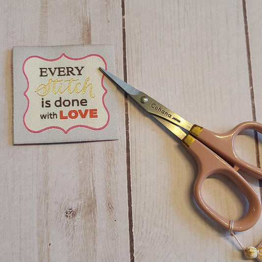 Every Stitch Premium Woven Sew-In Labels – Minki Kim