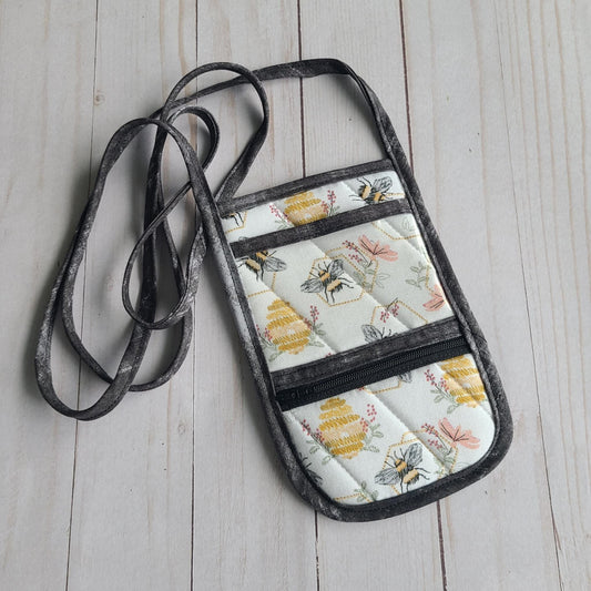 Badge Holder, Cross Body Bag, Retreat Badge Holder, Cross Stitch Retreat, Quilt Retreat, Conference Badge Holder