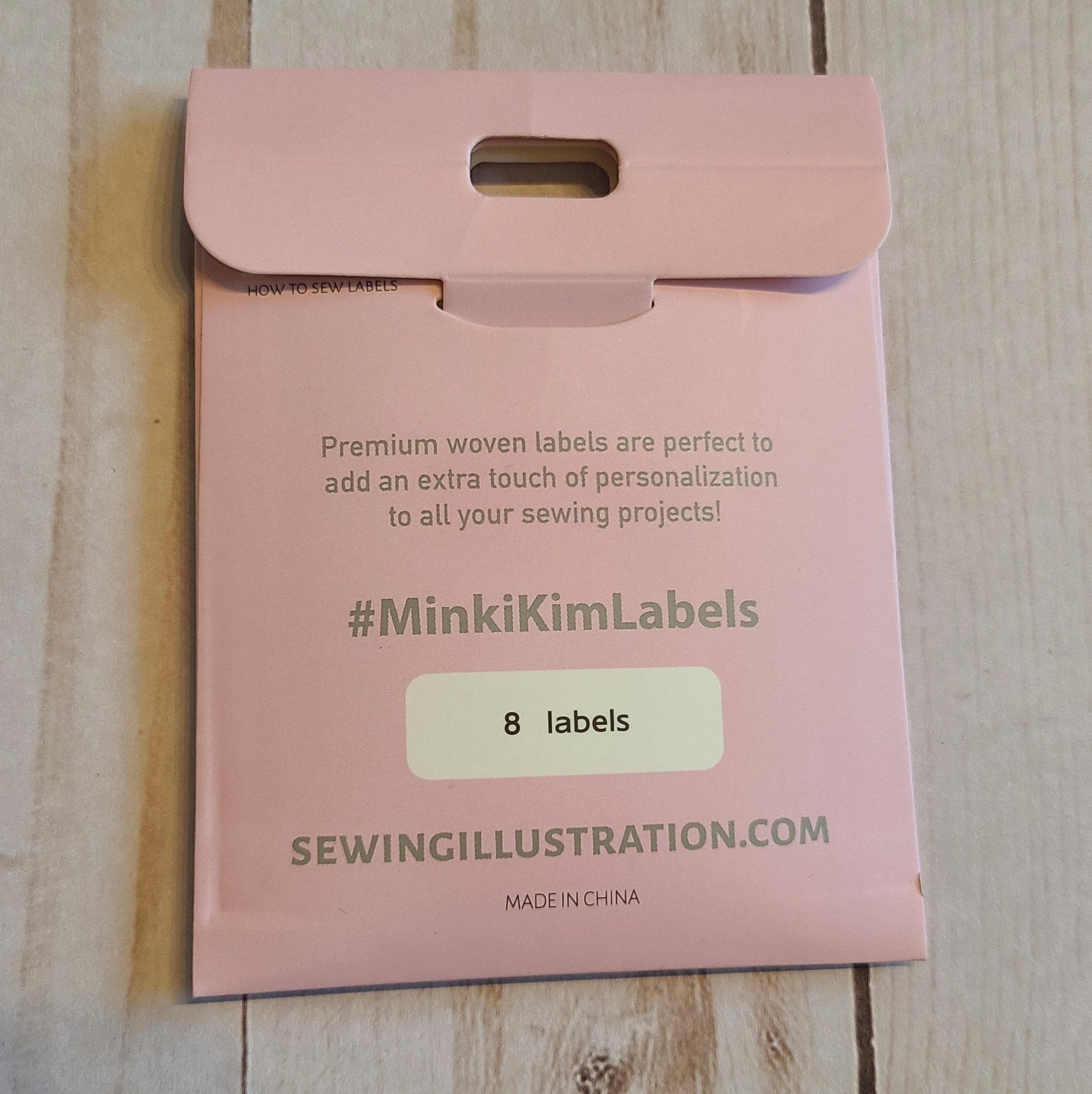 Every Stitch Premium Woven Sew-In Labels – Minki Kim