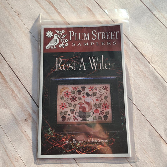 Rest a While Cross Stitch Pattern from Plum Street Samplers