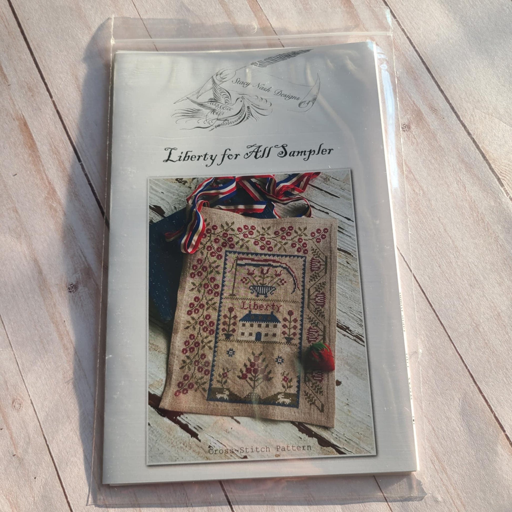 Liberty For All Sampler Patriotic Cross Stitch Pattern from Stacy Nash Designs