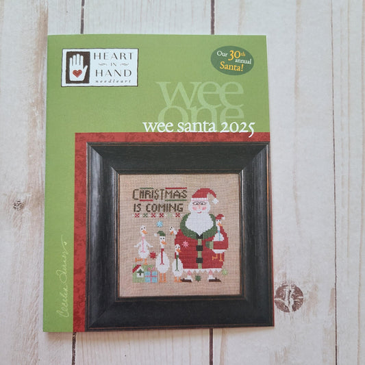 Wee Santa 2025 by Heart in Hand needleart - Paper Pattern
