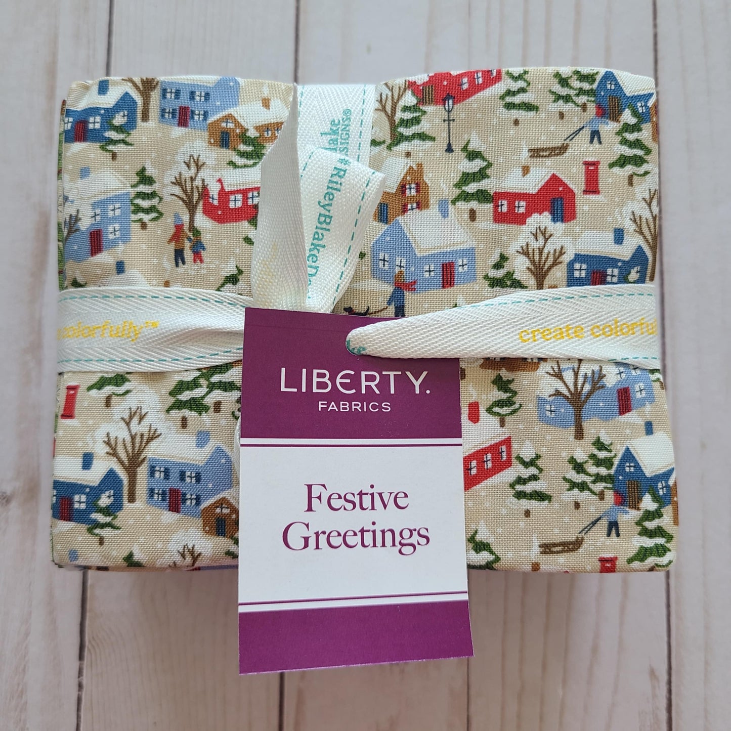 Festive Greetings by Liberty Fabrics Fat Quarter Bundle 15 18x21 pieces