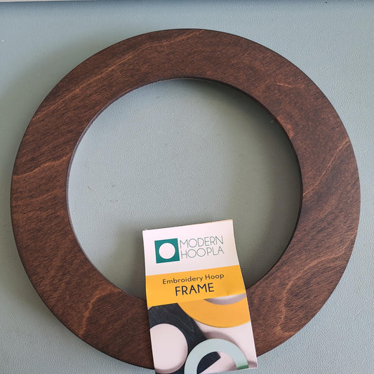 Modern Embroidery Hoop Frame For 6" Hoops Dark Walnut