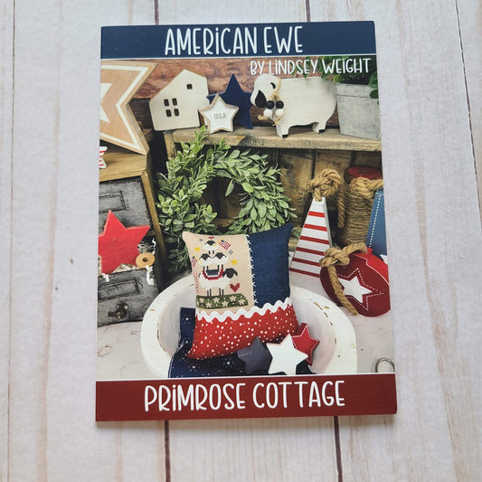 American Ewe Cross Stitch by Lindsey Weight of Primrose Cottage Stitches - Paper Pattern