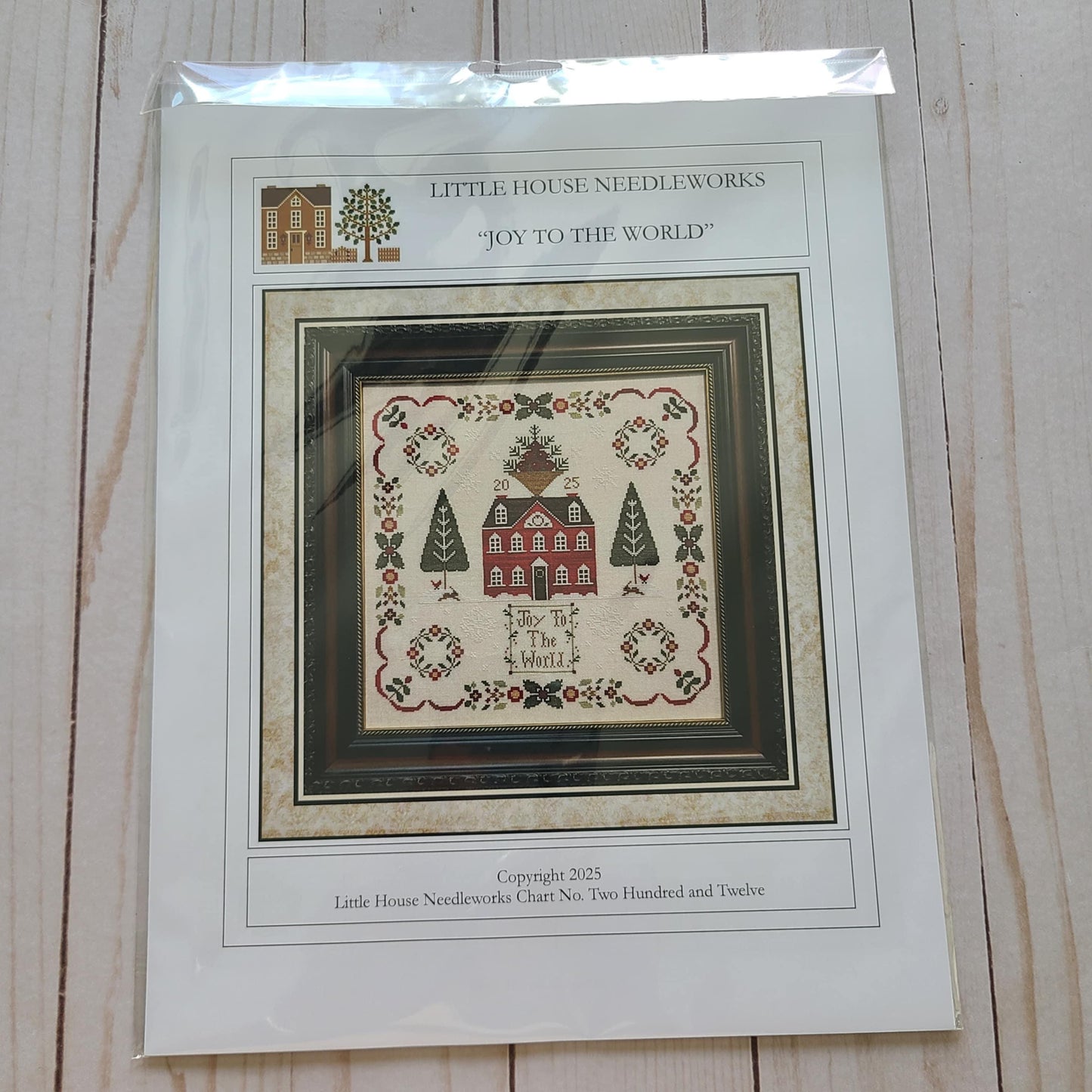 Joy to the World Cross Stitch Pattern chart from Little House Needleworks