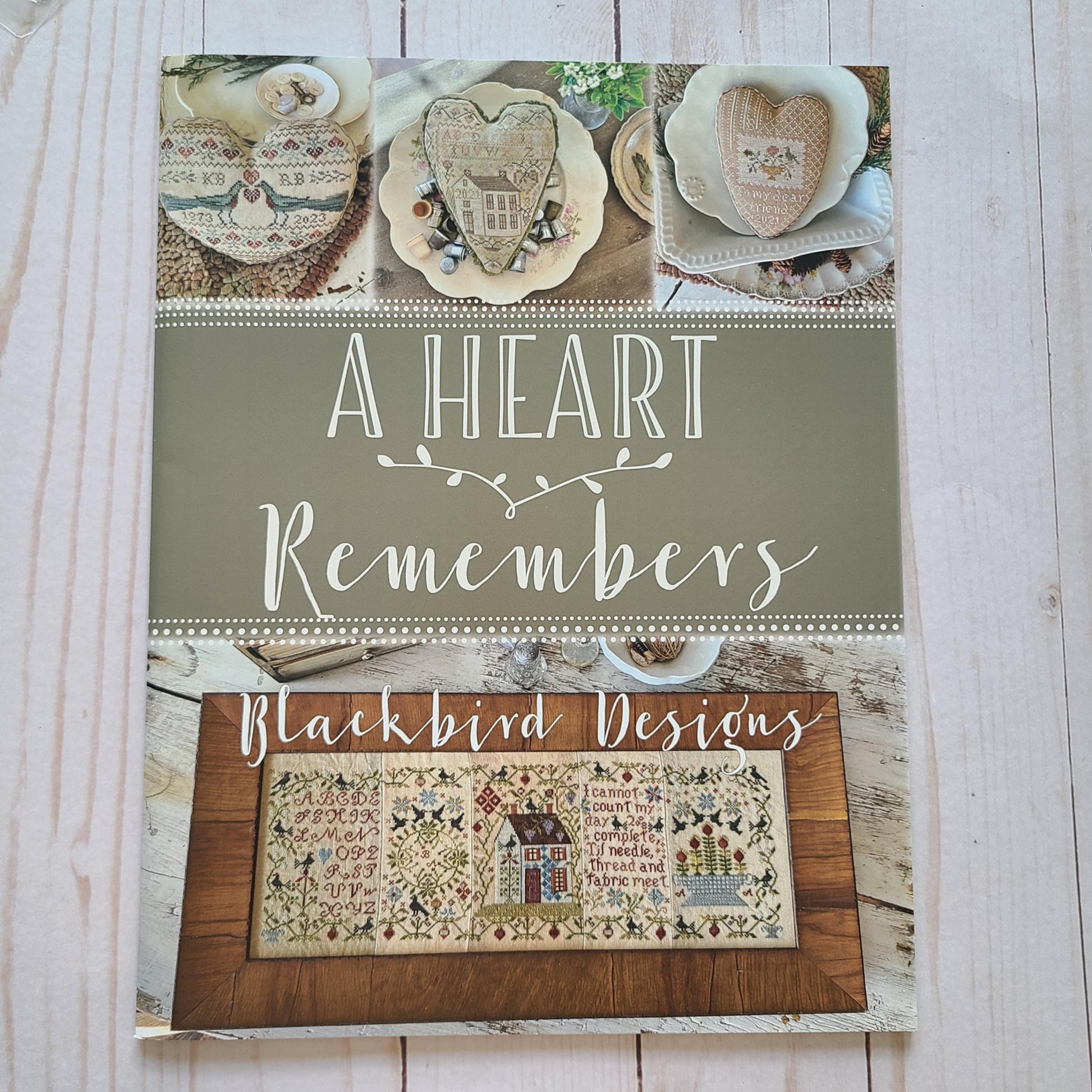 A Heart Remembers By Blackbird Designs Cross Stitch Pattern book 9 patterns