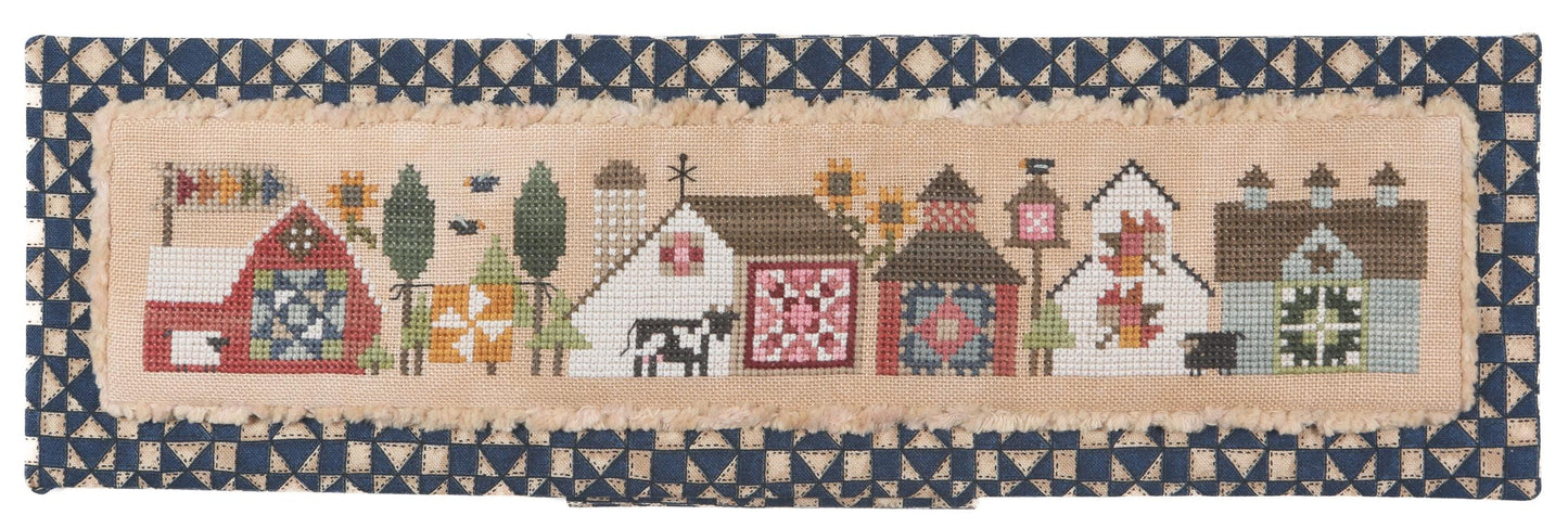 Quilted Tiny Town by Heart in Hand needleart - Paper Pattern
