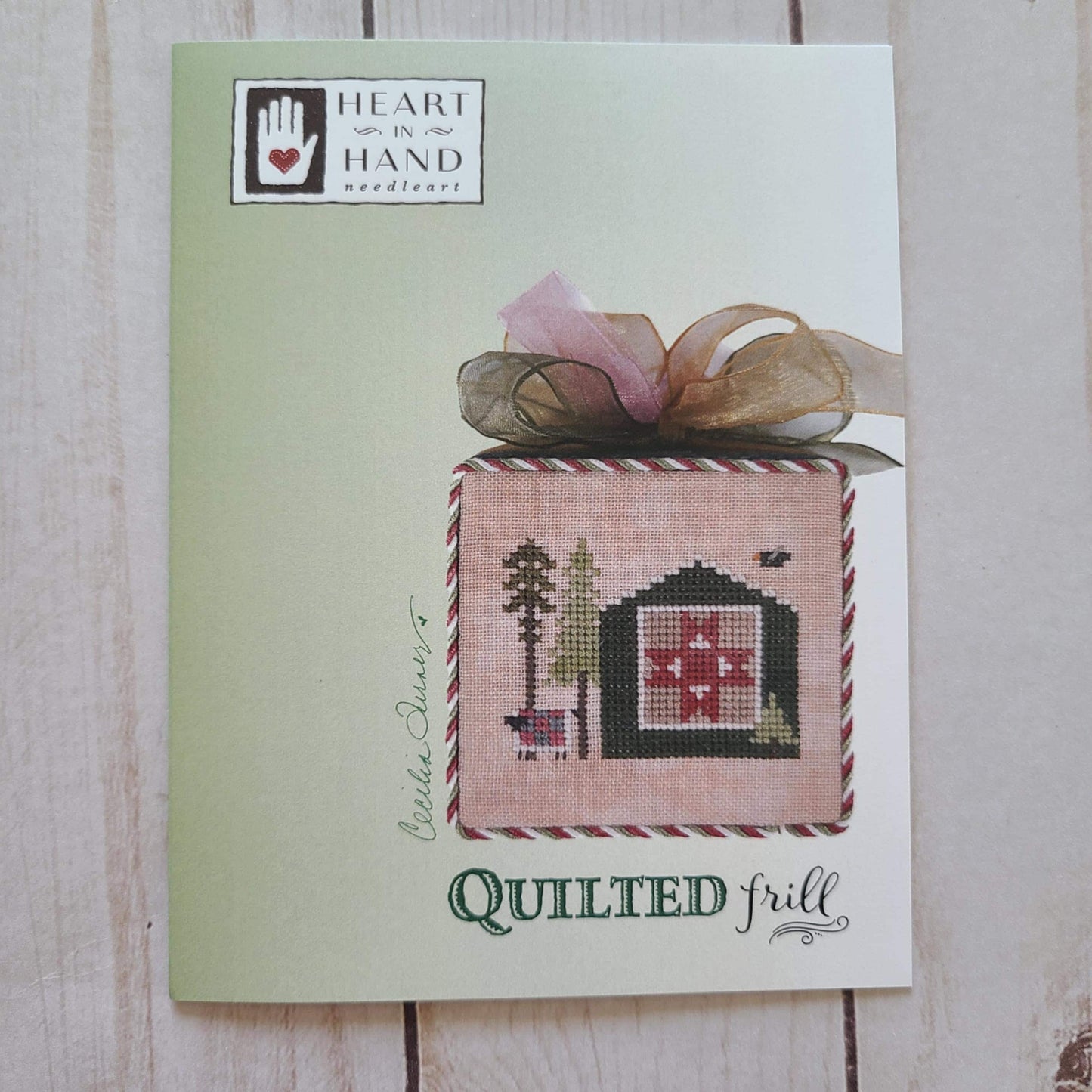 Quilted Frill by Heart in Hand needleart - Paper Pattern