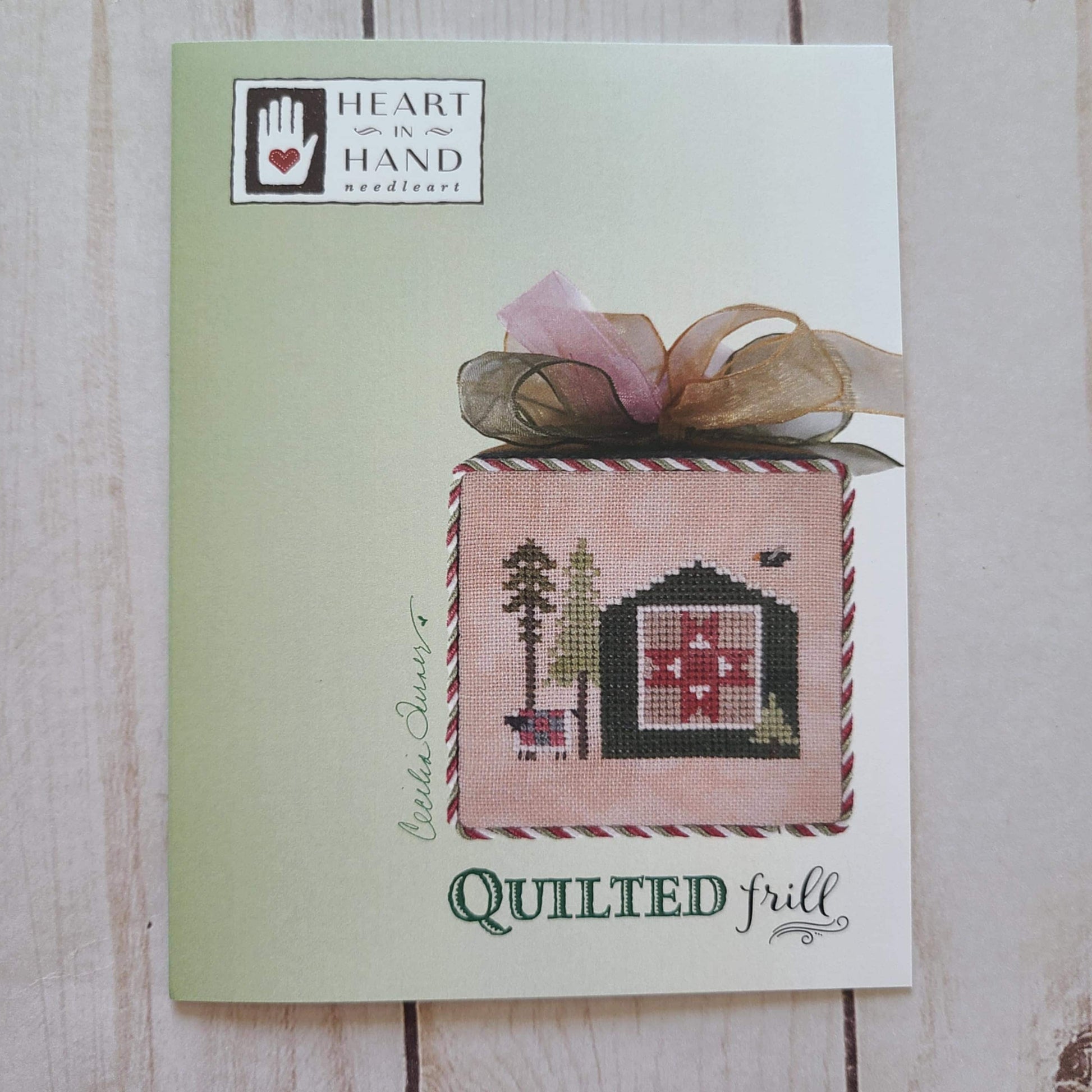 Quilted Frill by Heart in Hand needleart - Paper Pattern