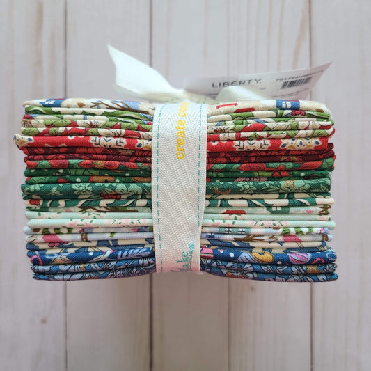 Festive Greetings by Liberty Fabrics Fat Quarter Bundle 15 18x21 pieces