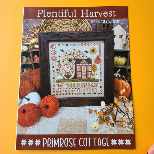 Plentiful Harvest Cross Stitch by Lindsey Weight of Primrose Cottage Stitches - Paper Pattern