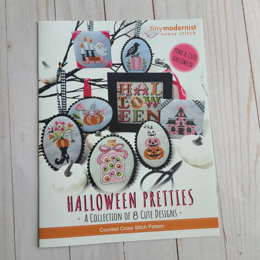 Halloween Pretties Cross Stitch Pattern Tiny Modernist Cross Stitch Pattern