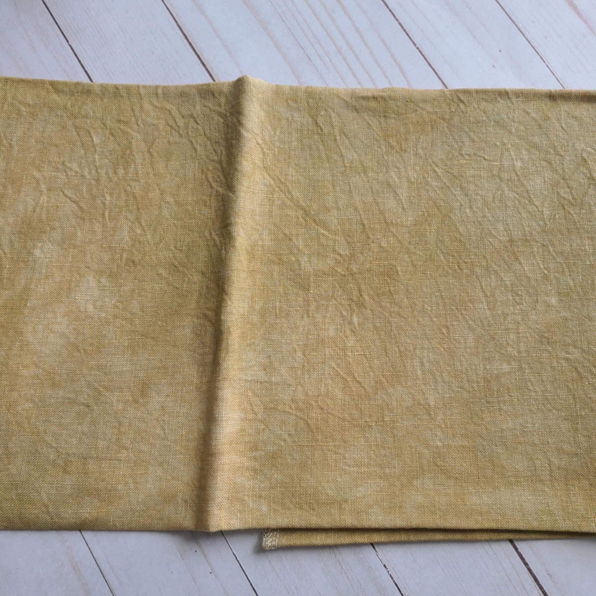 Fiber on a Whim Hand Dyed 36 count Dunes Linen fabric fat quarter 18 x 25