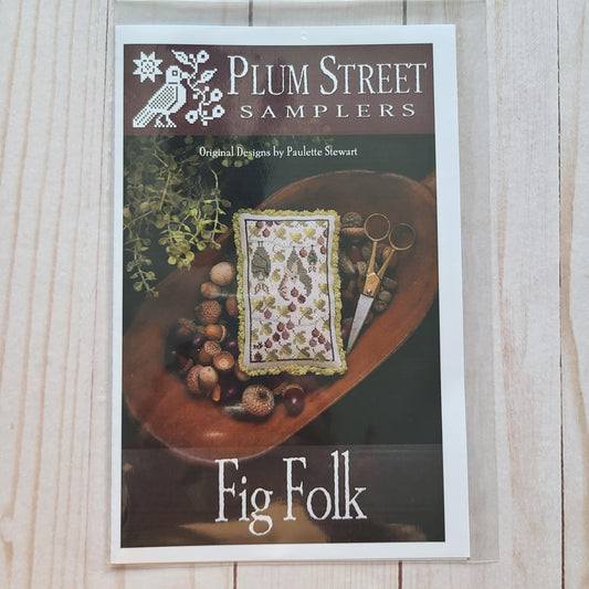 Fig Folk Cross Stitch Pattern chart from Plum Street Samplers