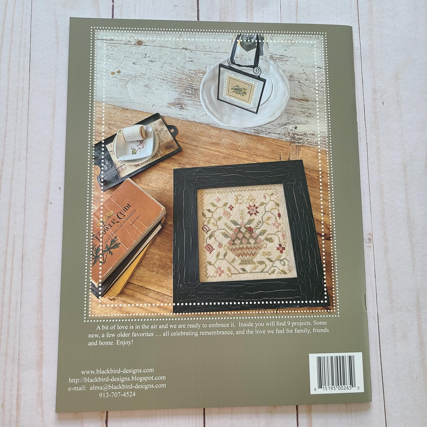 A Heart Remembers By Blackbird Designs Cross Stitch Pattern book 9 patterns