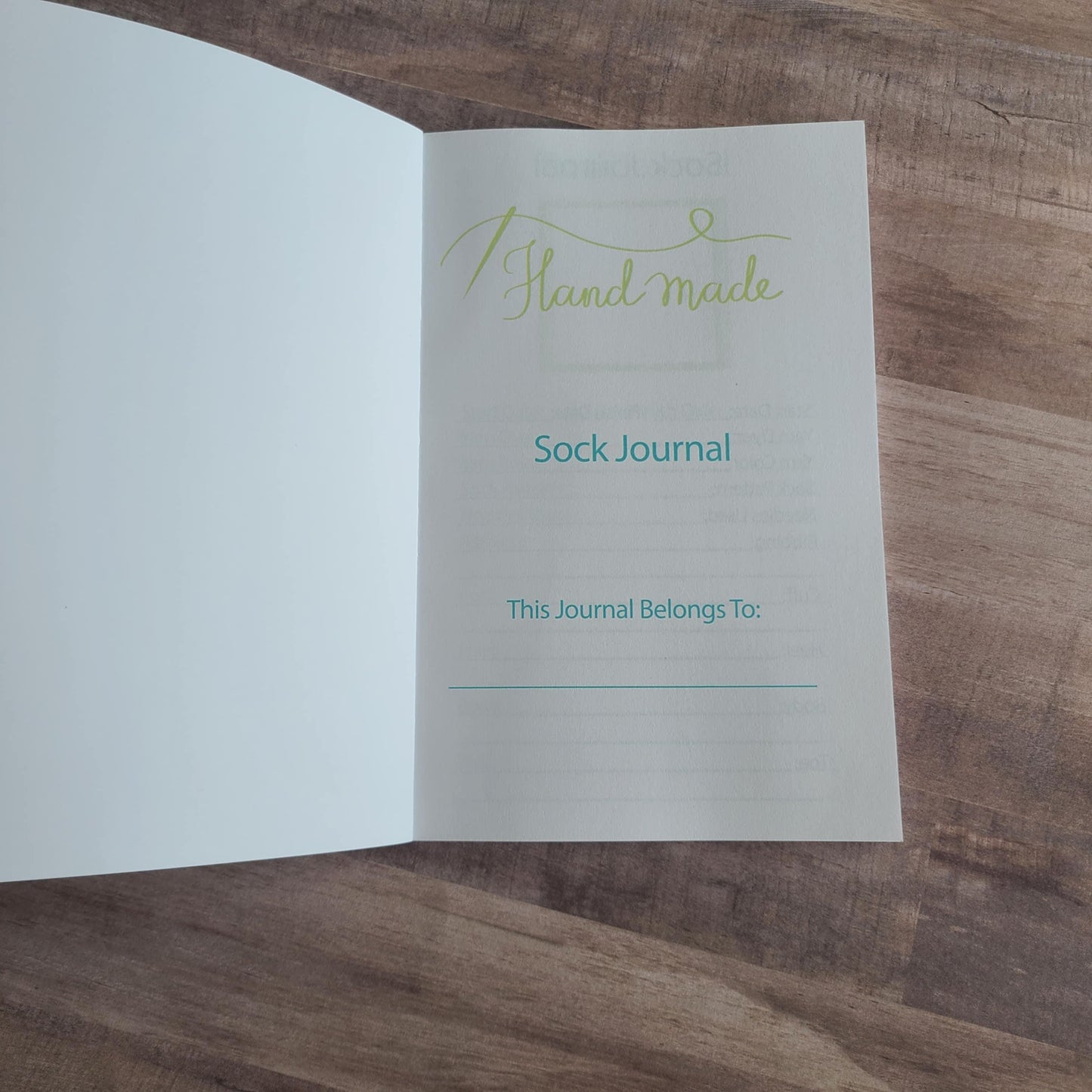 Sock Journal for Knitting