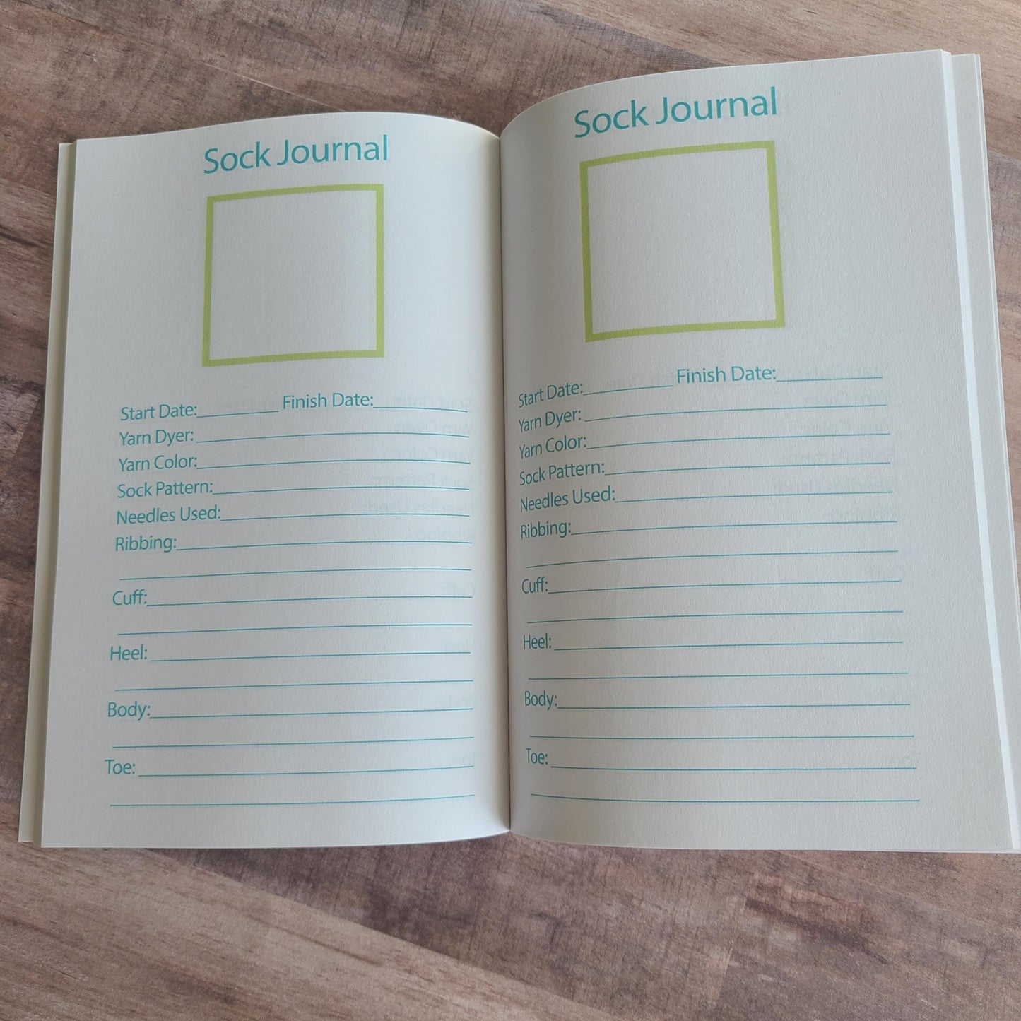 Sock Journal for Knitting