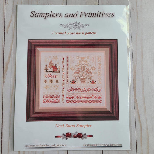 Noel Band Sampler by Samplers and Primitives Cross Stitch Pattern