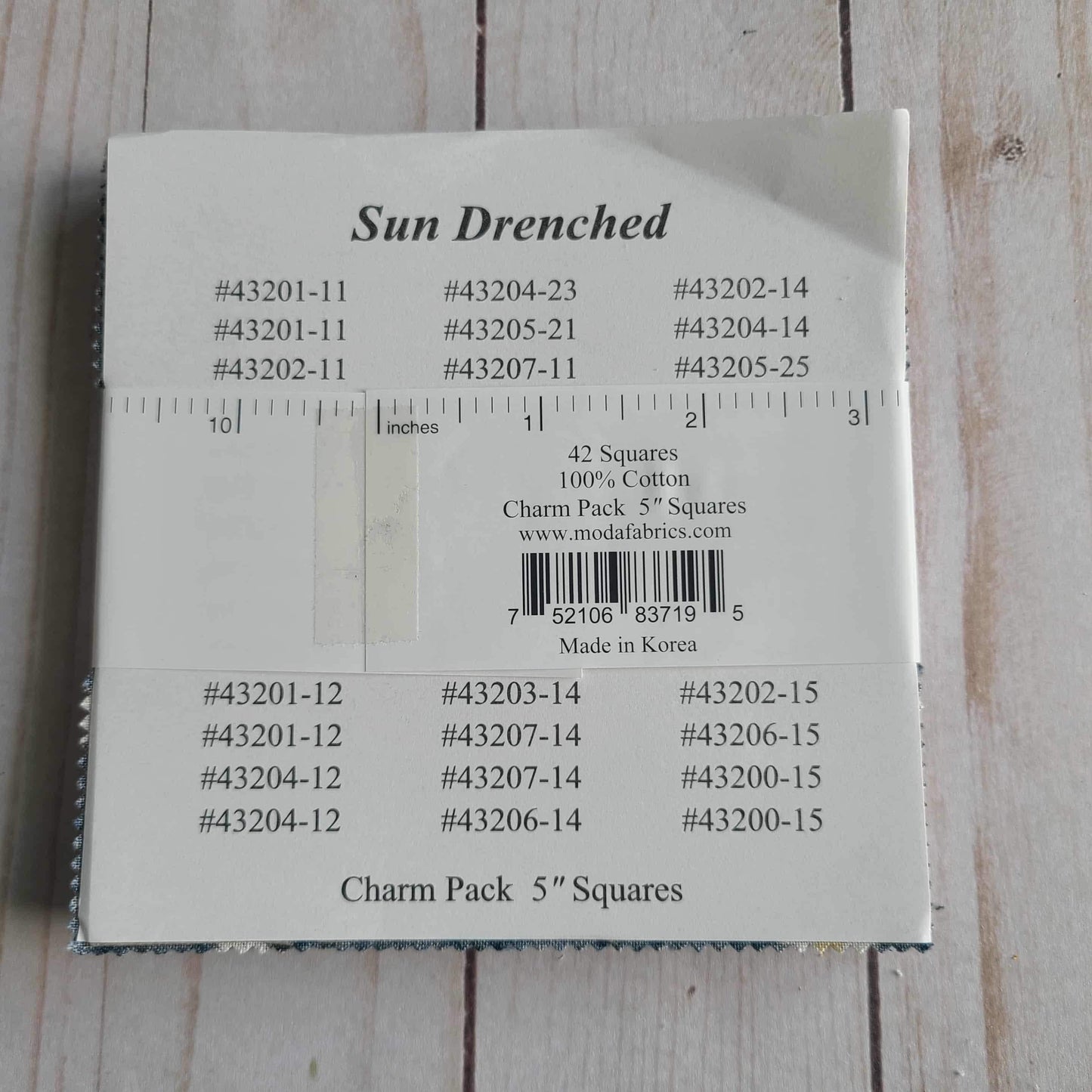 Sun Drenched Charm Pack by Sweetfire Road- Moda 42 pieces