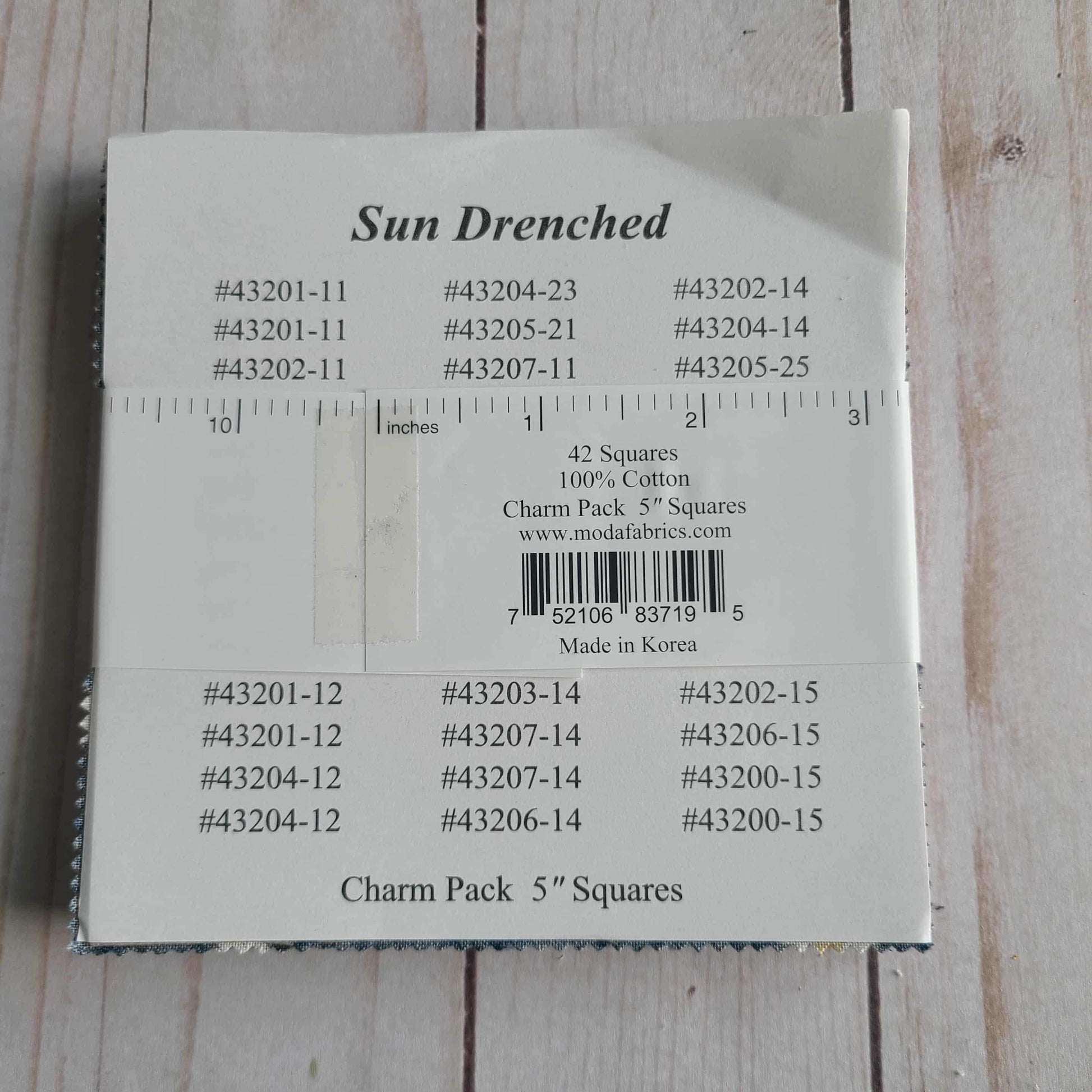 Sun Drenched Charm Pack by Sweetfire Road- Moda 42 pieces