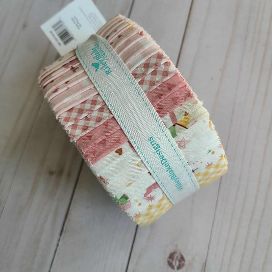 Baby Girl collection by Lori Whitlock for Riley Blake Designs Rolie Polie 2.5 inch strips