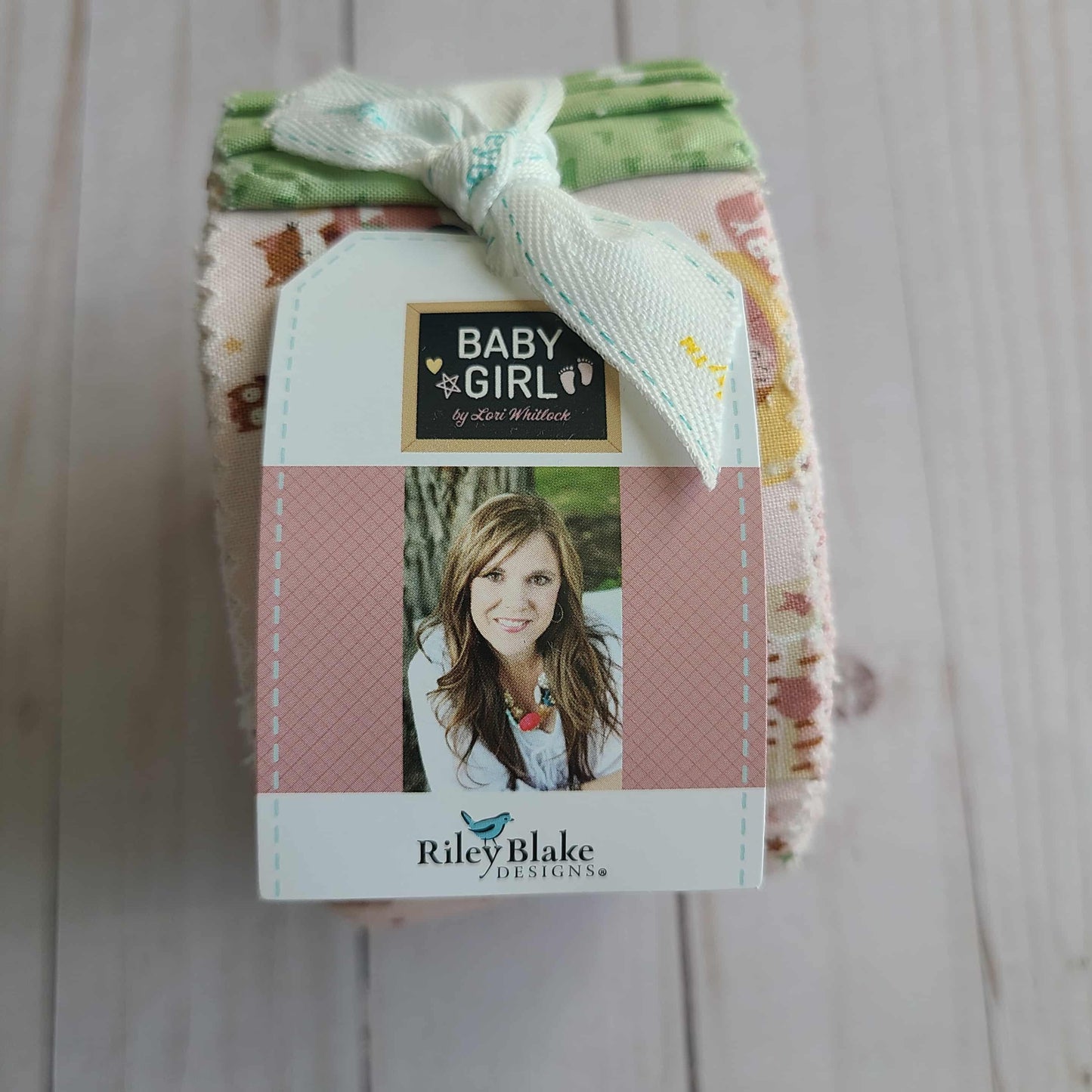 Baby Girl collection by Lori Whitlock for Riley Blake Designs Rolie Polie 2.5 inch strips